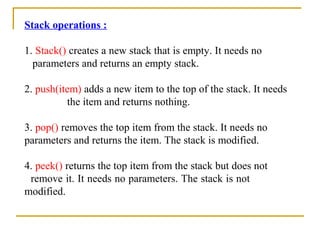 Unit 3 stack | PPT