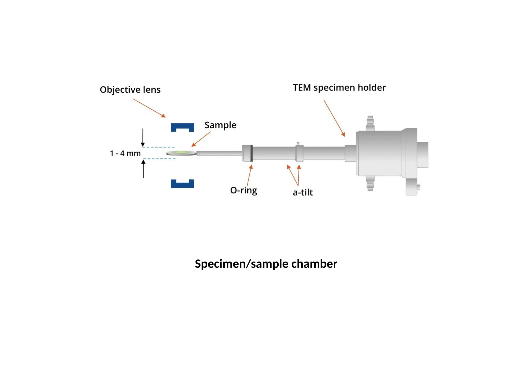 Specimen/sample chamber
 