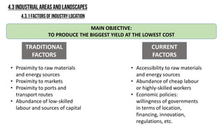 Unit 3 - The Secondary Sector (ppt) | PDF