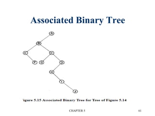 Associated Binary Tree
CHAPTER 5 61
 