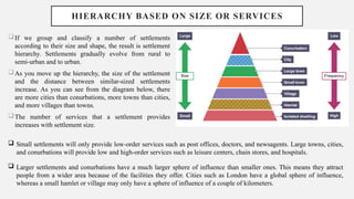 Comprehensive Analysis of Urban Settlement Hierarchies and ...