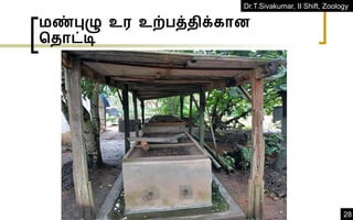 Dr.T.Sivakumar, II Shift, Zoology
28
மண்புழு உர உற்பத்திக்கான
ததாட்டி
 