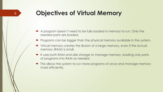 Comprehensive Overview of Virtual Memory: Concepts, Mechanisms, and ...