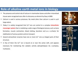 Bioinorganic Chemistry - Metal Ion Transport, Oxygen Transport | PDF