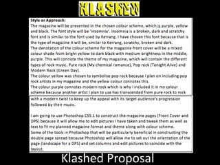 Klashed Proposal
 