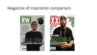 Magazine of inspiration comparison
 