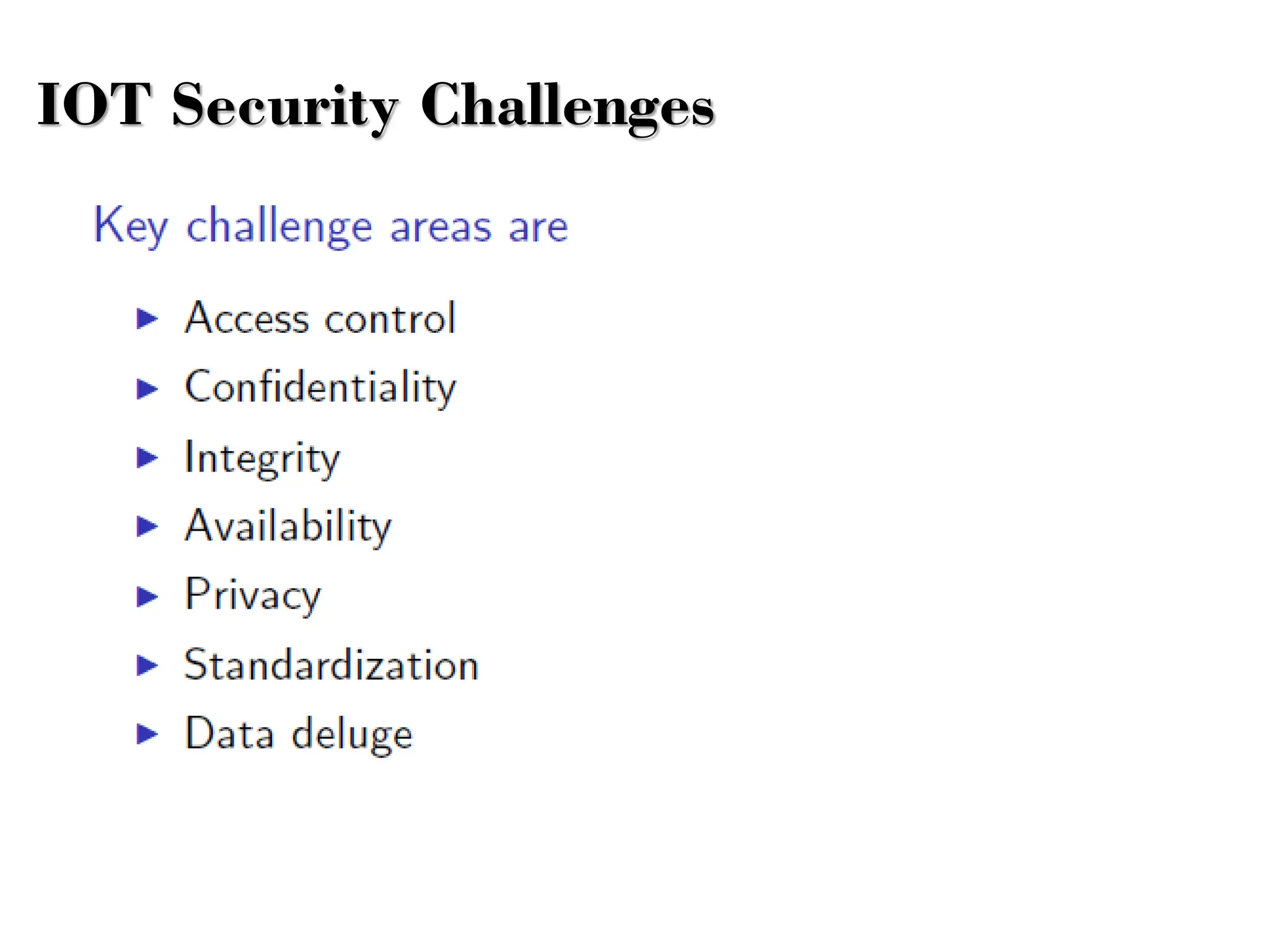 IOT Security Challenges
 