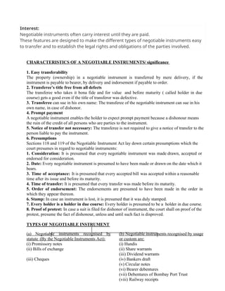 Comprehensive Overview of The Negotiable Instruments Act, 1881 and ...