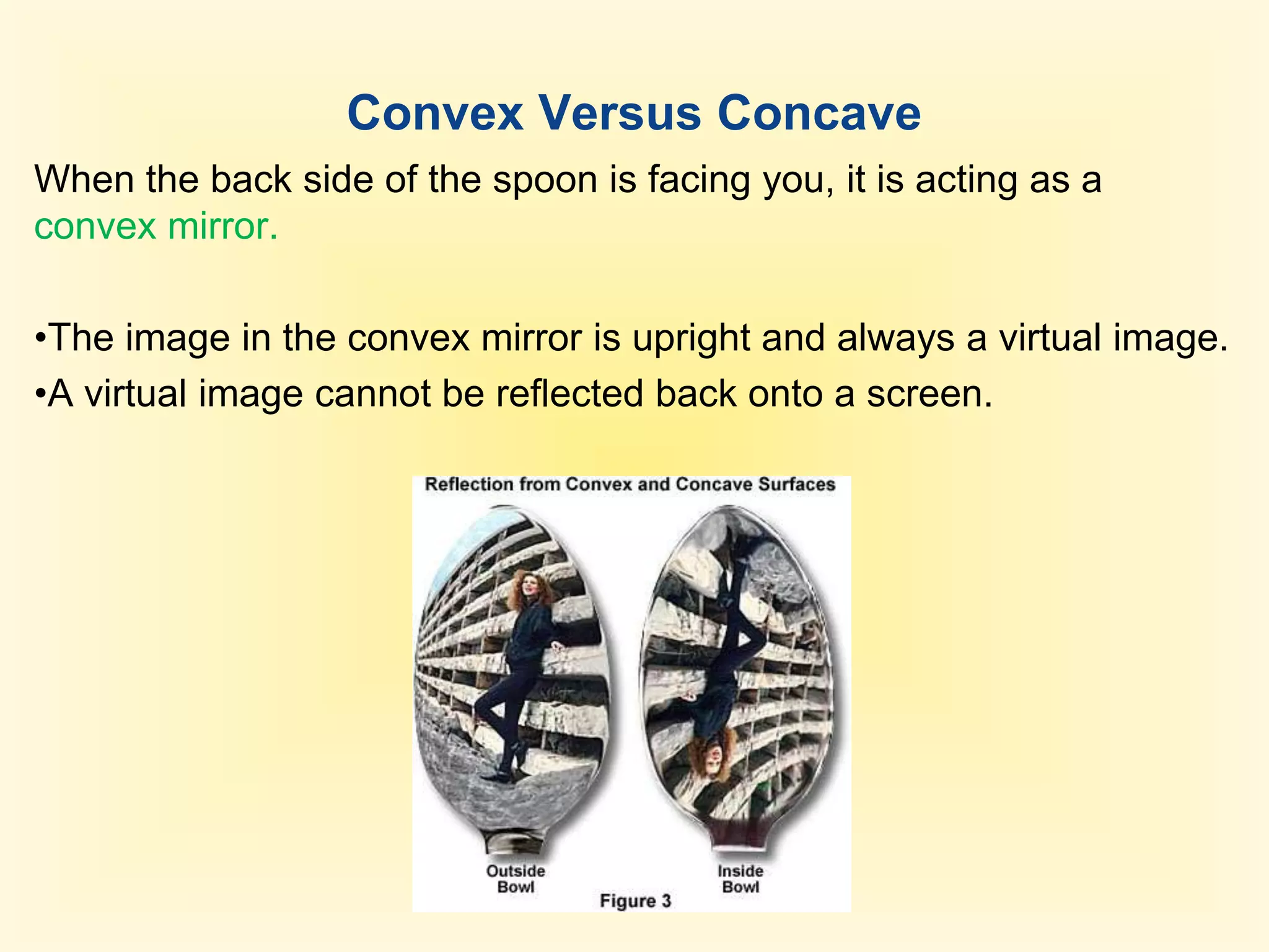 Concave MirrorsRay diagrams show where an image forms and the size of the image. The steps below show how to draw a ray diagram.