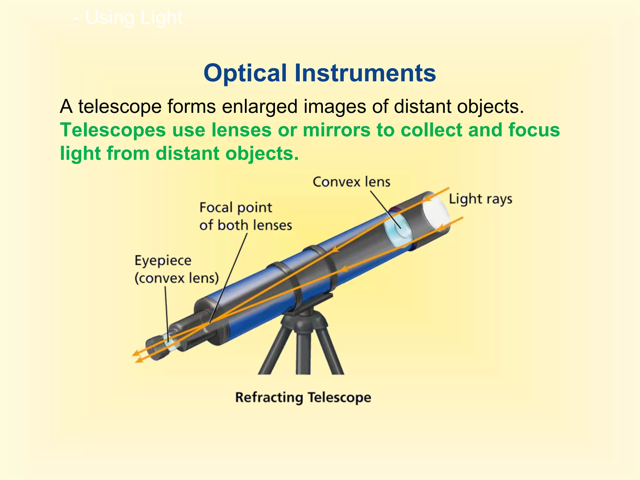 LensesAn object’s position relative to the focal point determines whether a convex lens forms a real image or a virtual image.