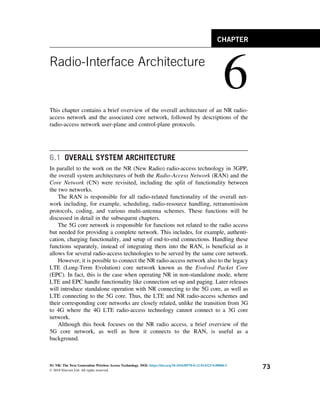 5G NR Radio-Interface Architecture and Core Network Integration | PDF