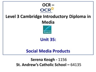 Serena Keogh - 1156
St. Andrew’s Catholic School – 64135
 