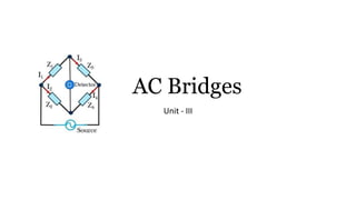 unit 3 AC Bridges and Transducers.pdf em &i | PDF