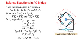 unit 3 AC Bridges and Transducers.pdf em &i | PDF