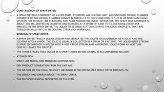 Objectives, applications & mechanism of drying process | PPTX