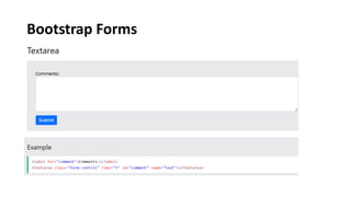 Bootstrap Forms
 