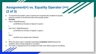 Unit_3A_If_Else_Switch and a if else statment example | PPT