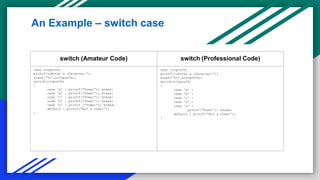 Unit_3A_If_Else_Switch and a if else statment example | PPT