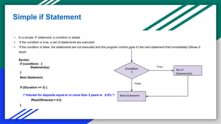 Unit_3A_If_Else_Switch and a if else statment example | PPT
