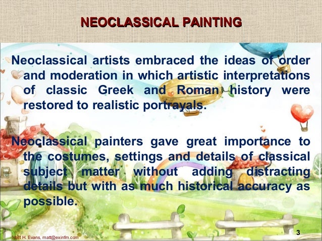 Unit 3 Arts of Neoclassicism