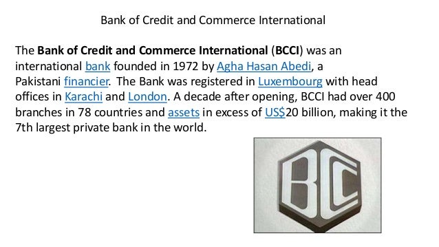 Basel Norms And Bcci Scam And International Banking