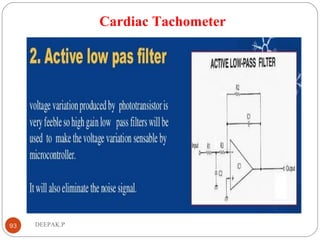 Cardiac Tachometer
93 DEEPAK.P
 