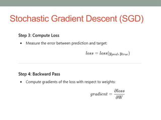 Optimization in Deep Learning: Gradients, SGD & Backpropagation | PPTX
