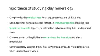 The chemistry of clay in the drilling industry | PPTX