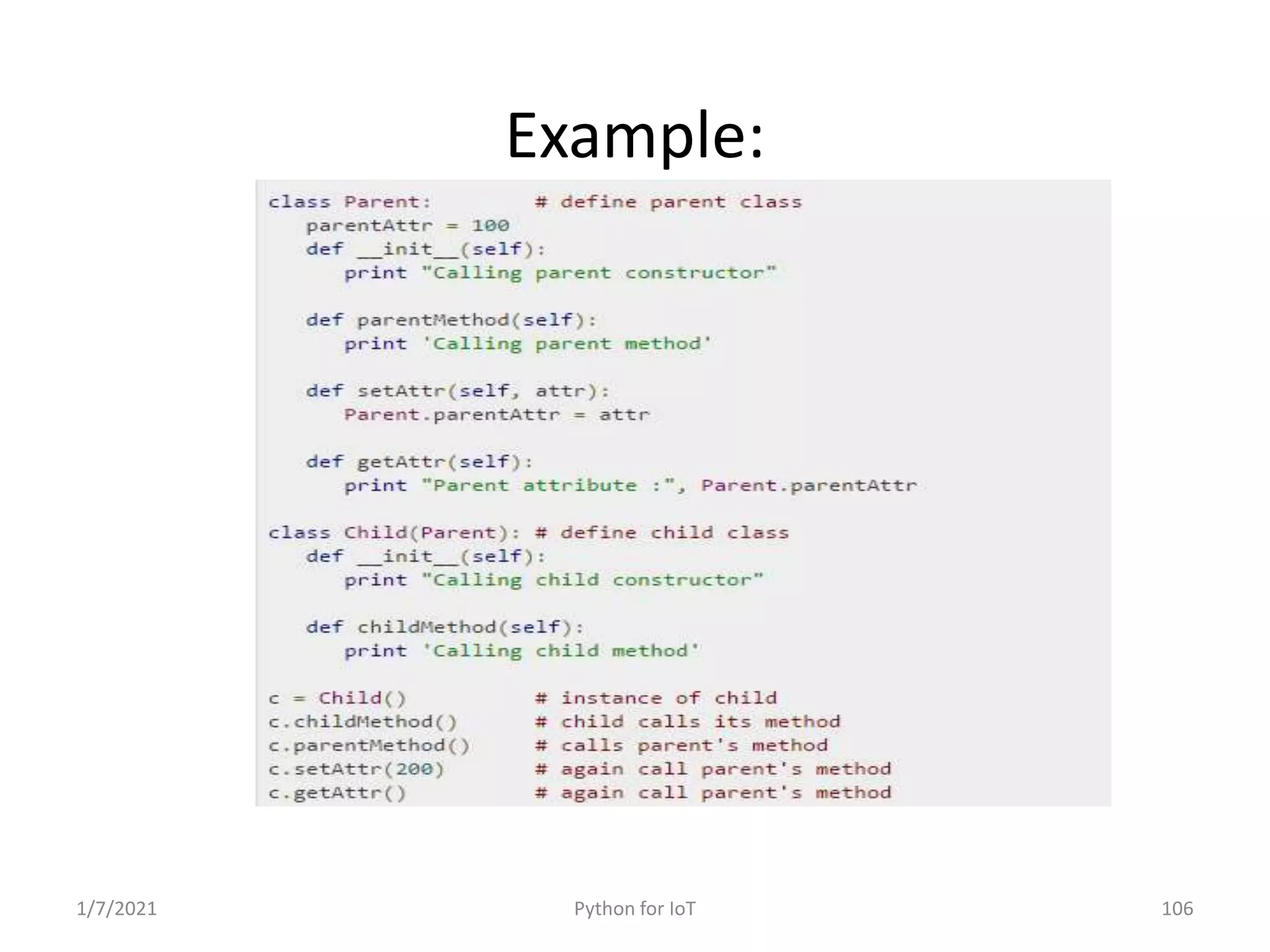 Python for IoT