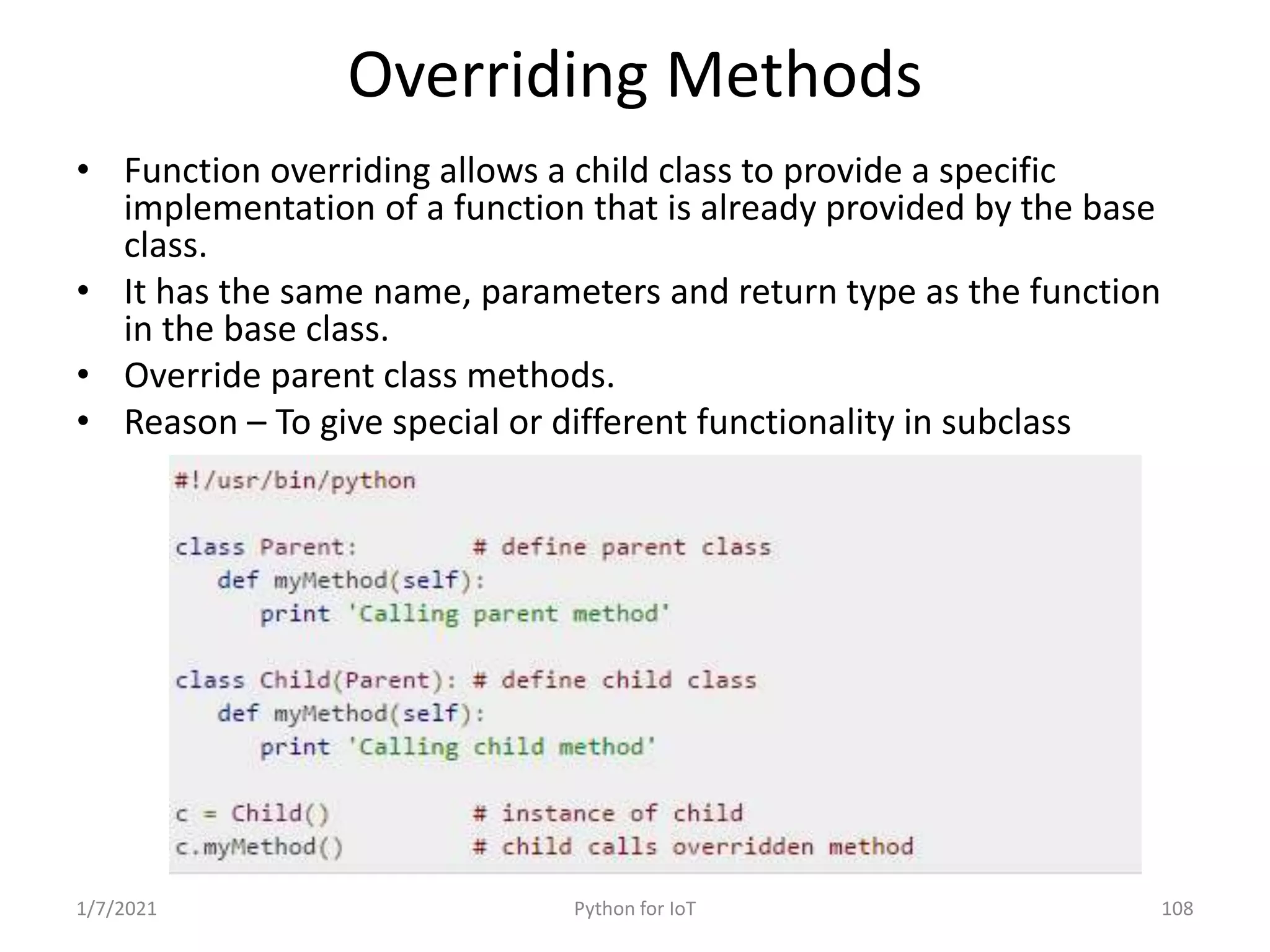 Python for IoT