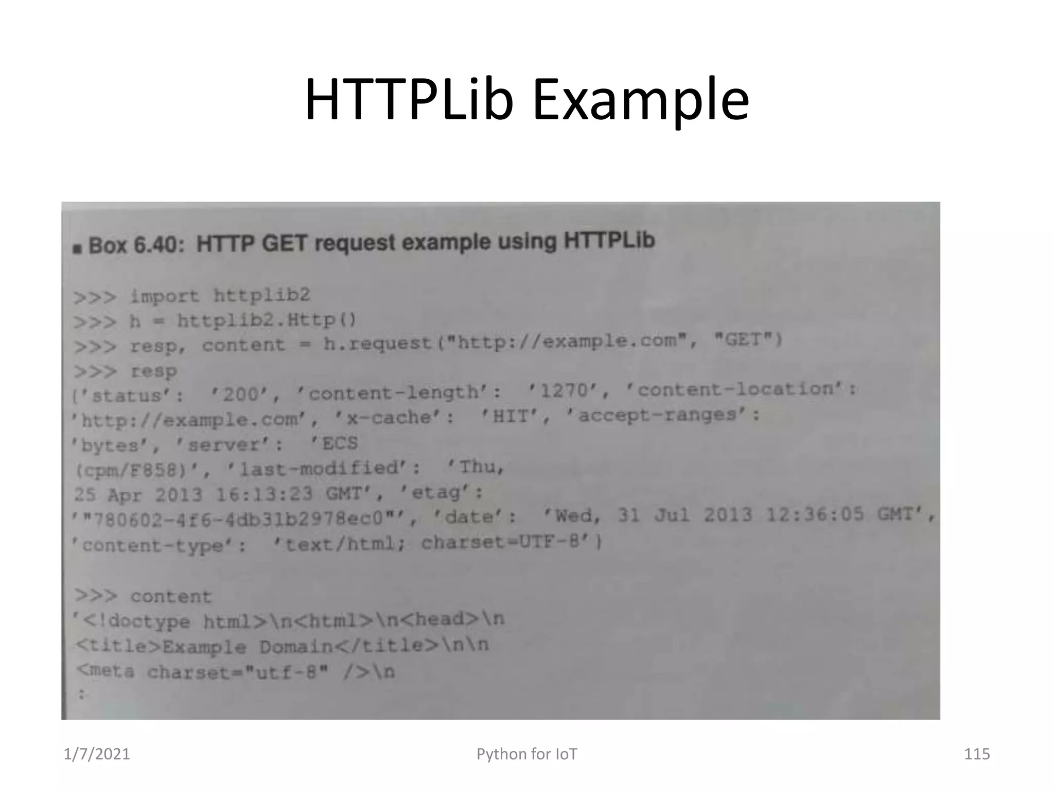Python for IoT