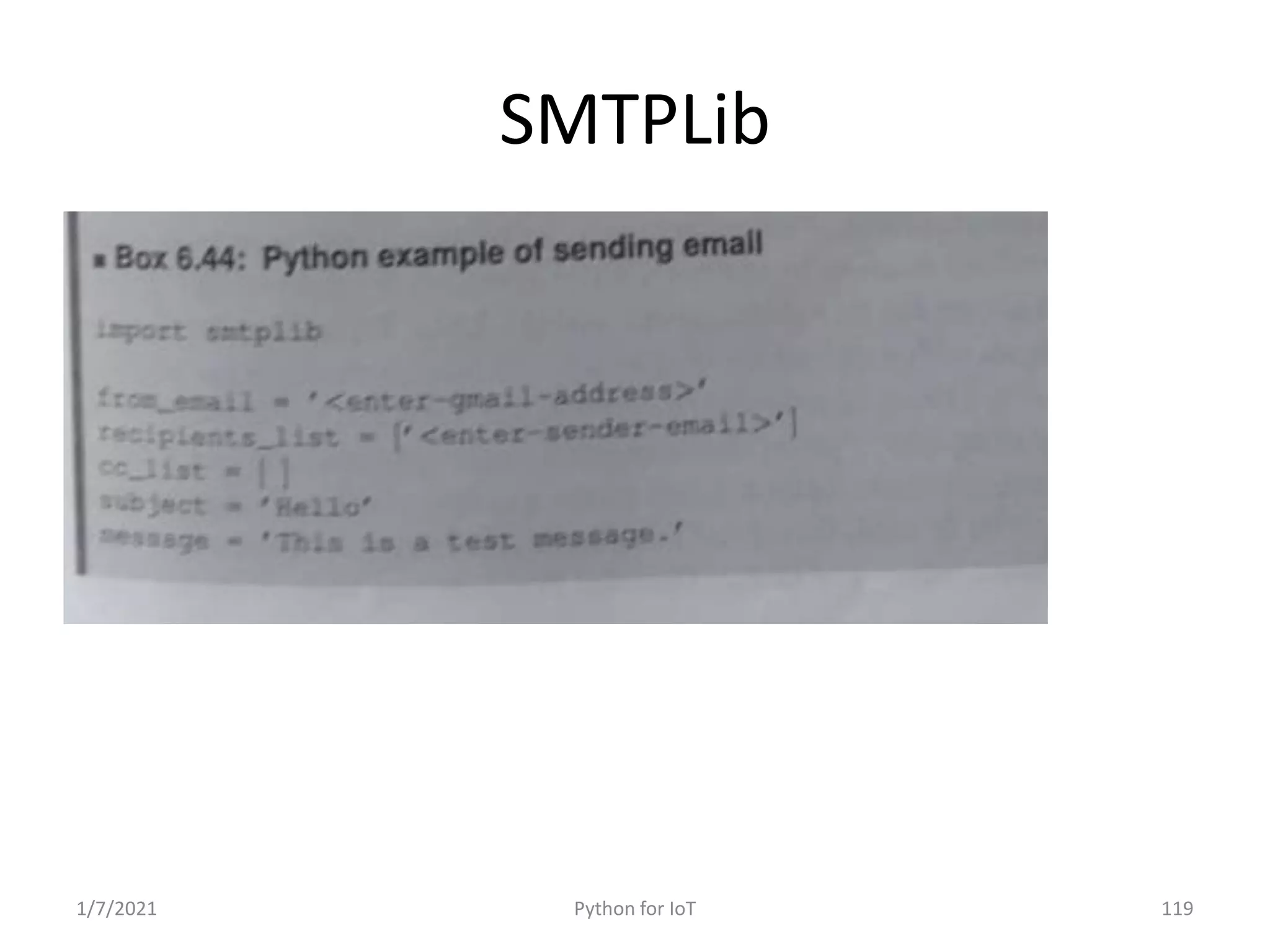 Python for IoT