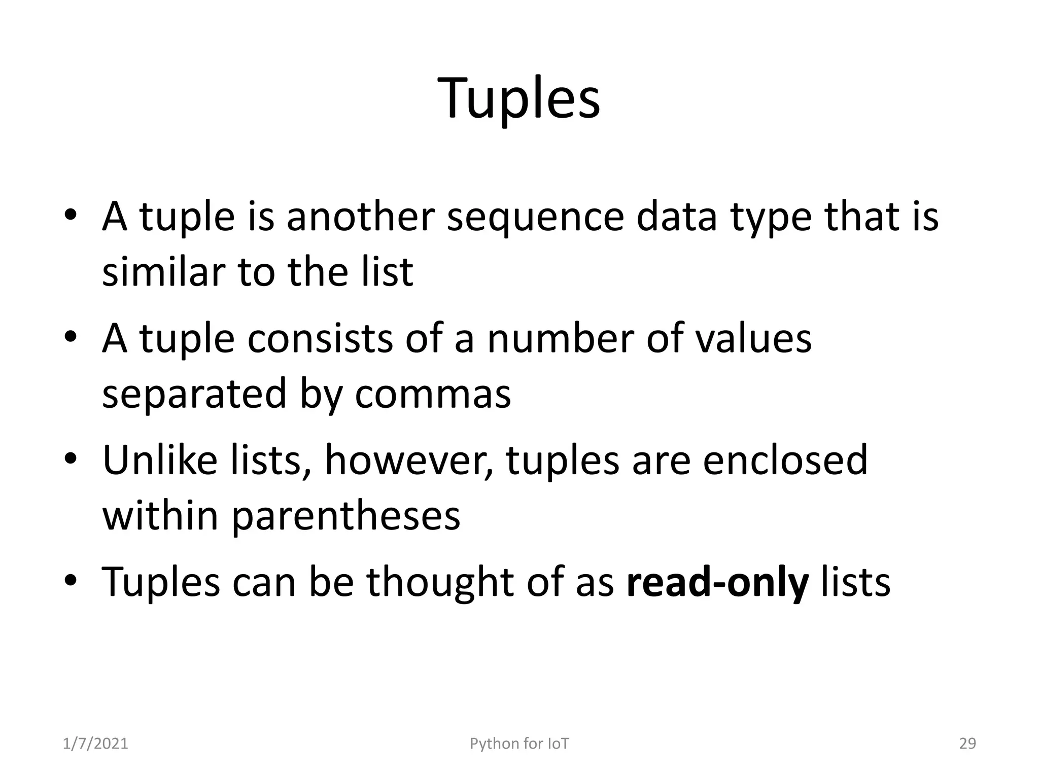 Python for IoT