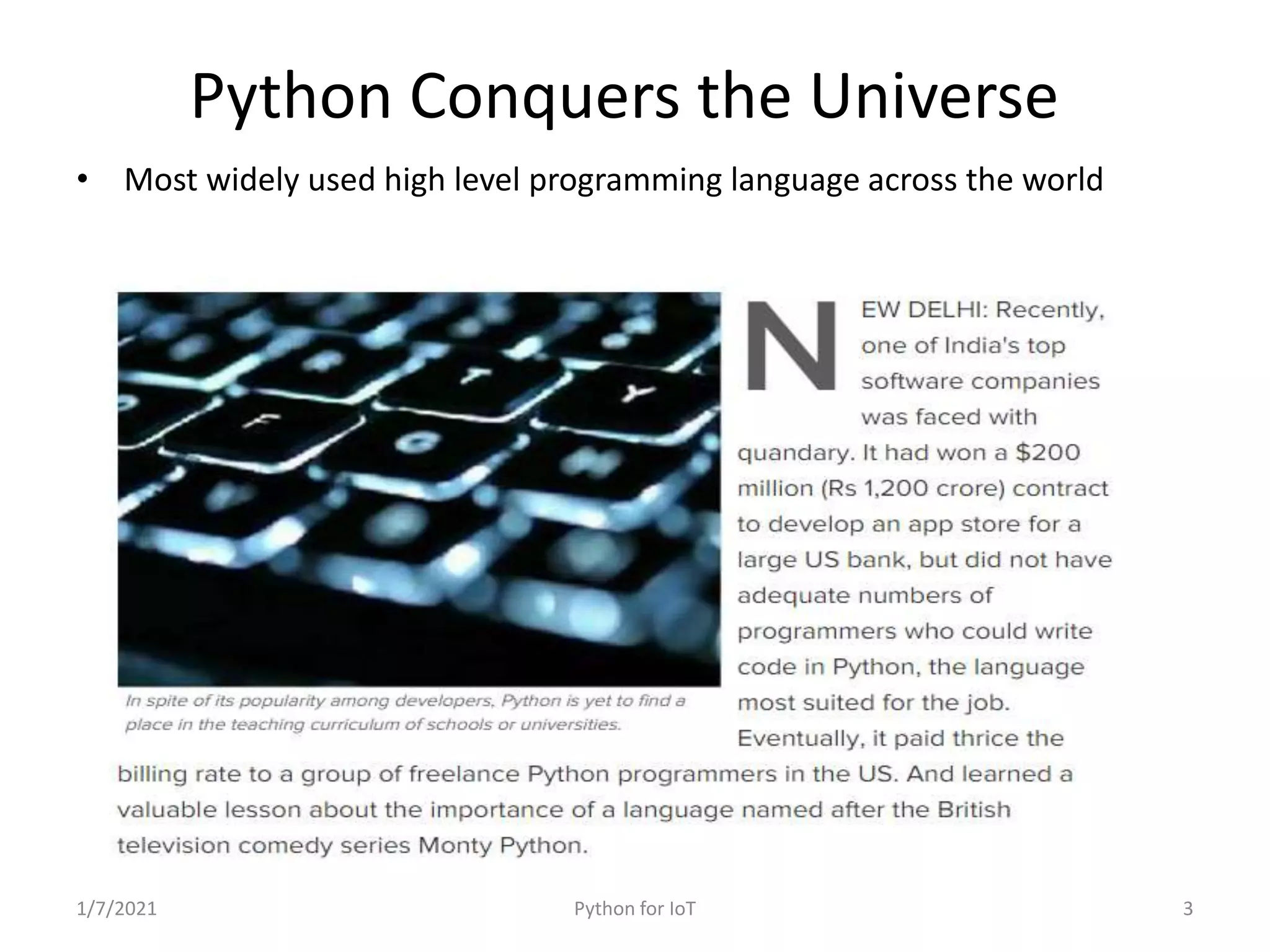 Python for IoT