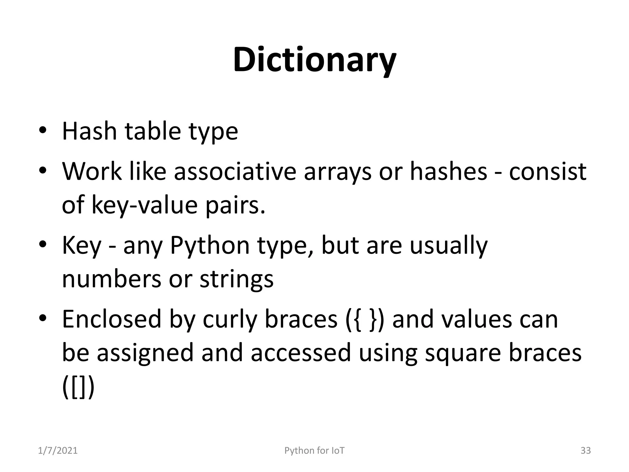 Python for IoT