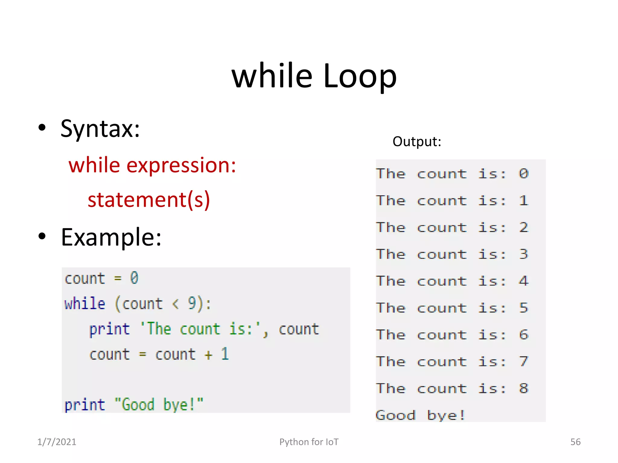Python for IoT