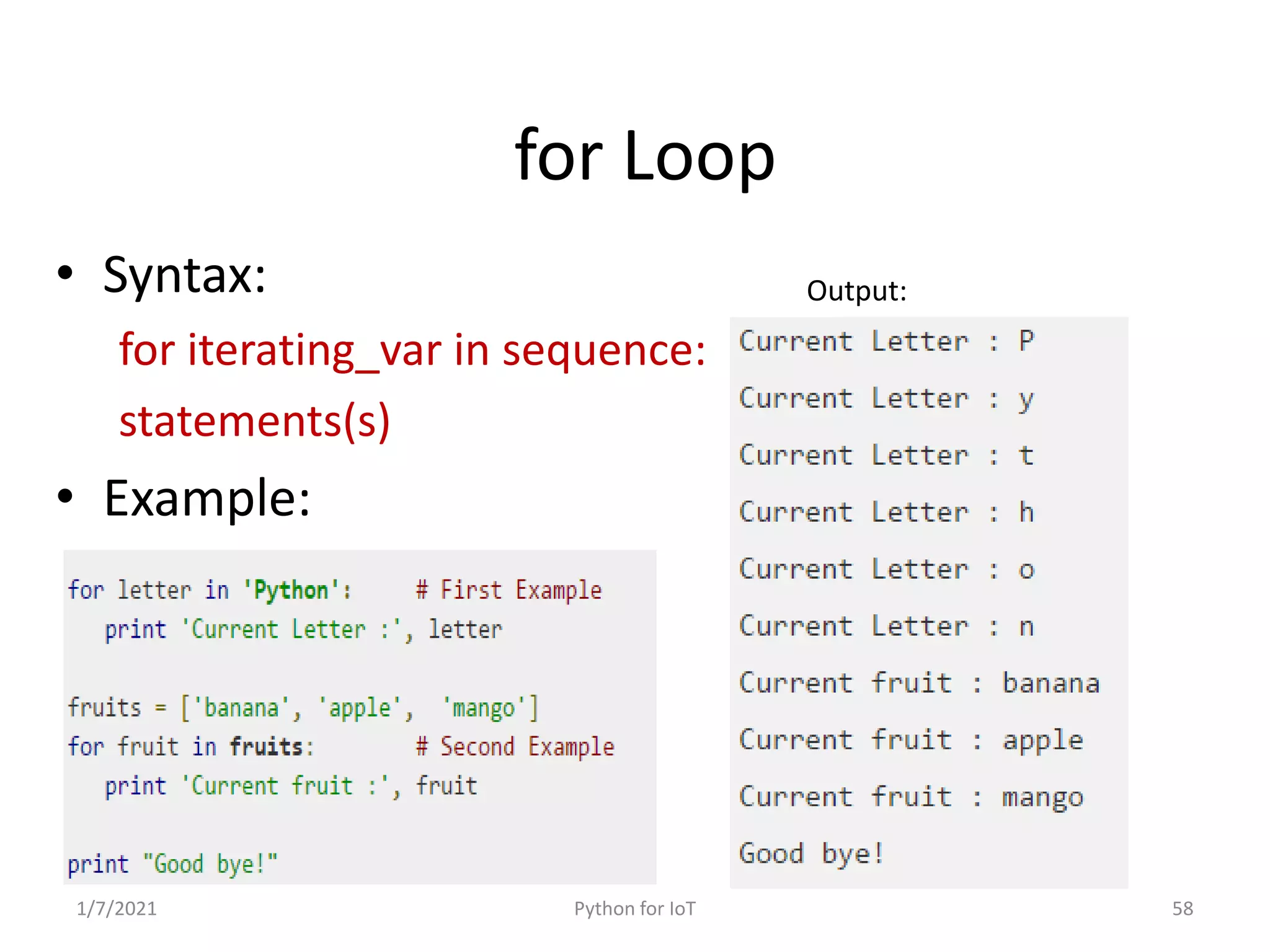 Python for IoT