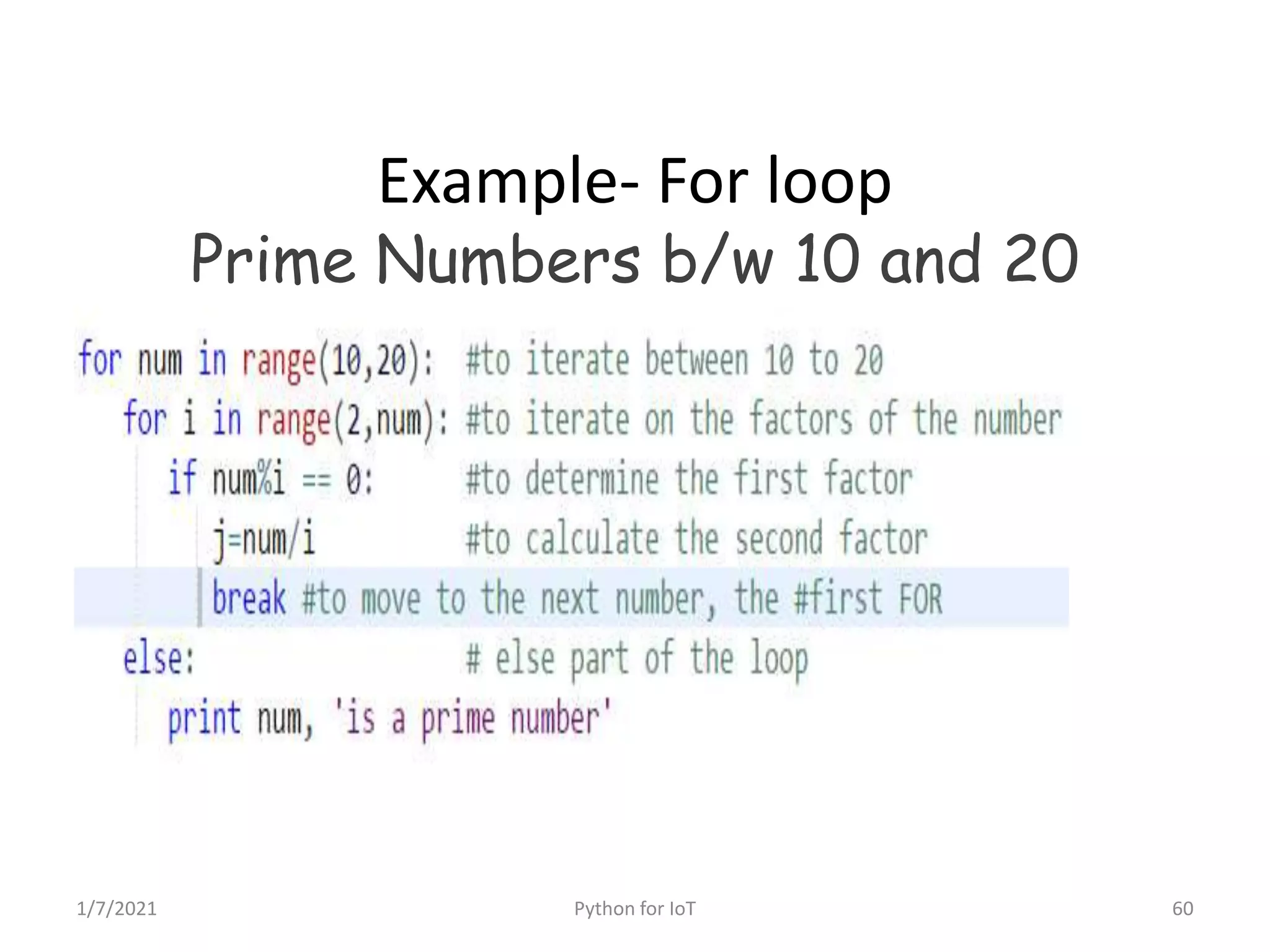 Python for IoT