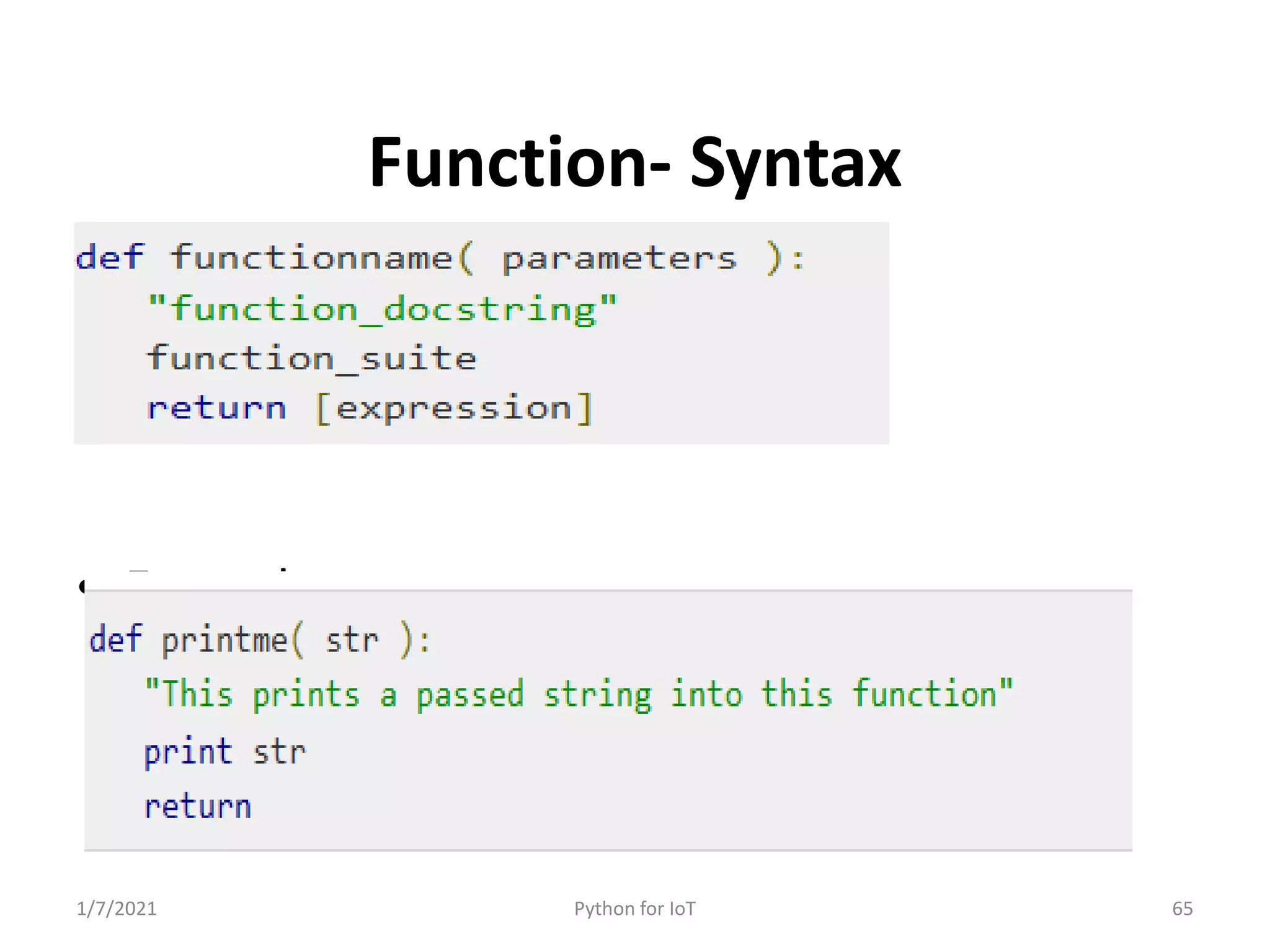 Python for IoT