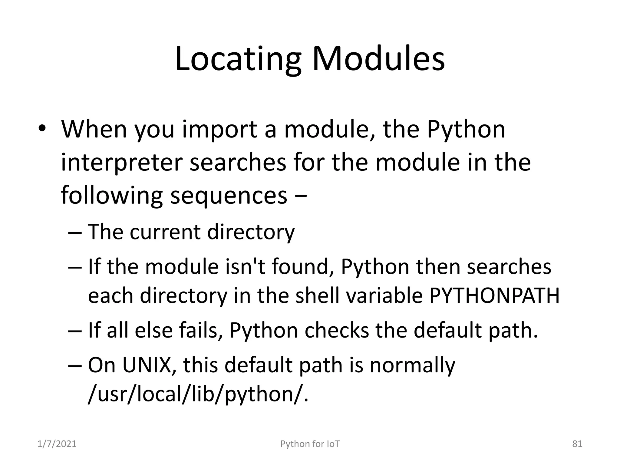 Python for IoT