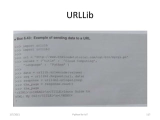 Python for IoT