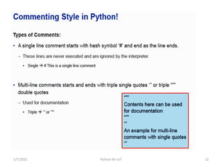 Python for IoT
