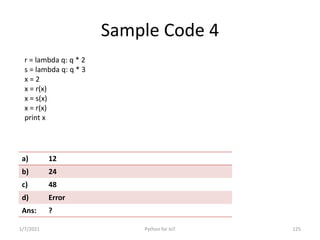 Python for IoT