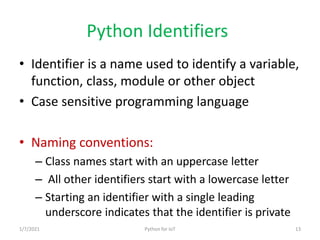 Python for IoT