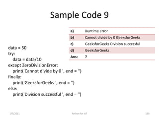 Python for IoT