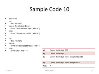 Python for IoT