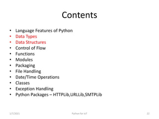 Python for IoT