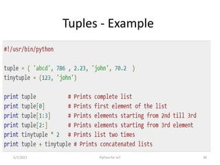 Python for IoT