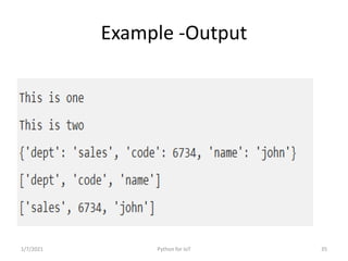 Python for IoT
