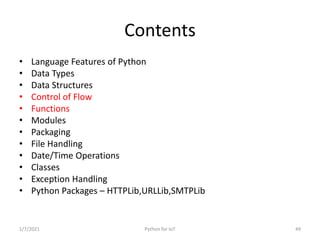 Python for IoT